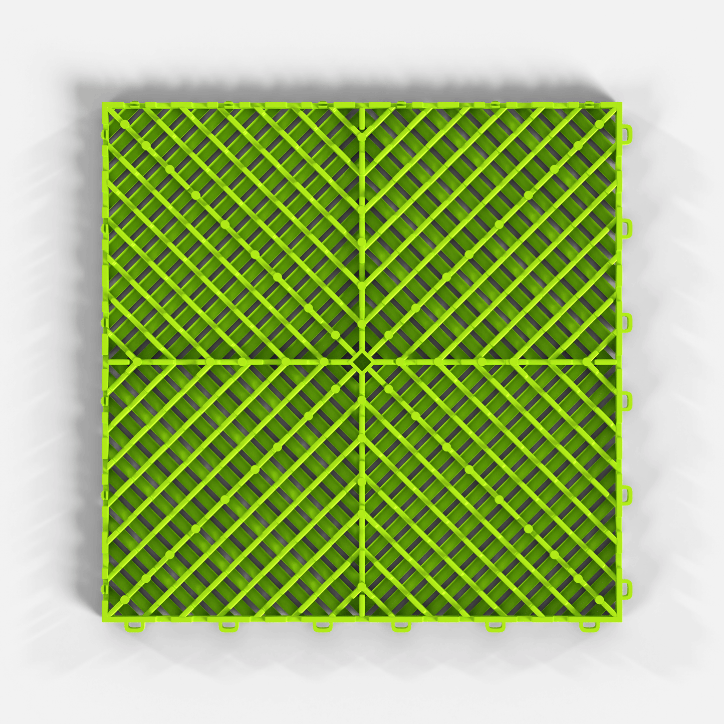 ULTRAGRID Garage Floor Tile, Electric Green (16-Pack)