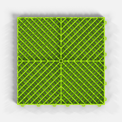 ULTRAGRID Garage Floor Tile, Electric Green (16-Pack)