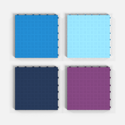 ULTRATUFF Garage Tile Sample Pack, Cool Blues