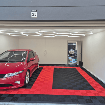 ULTRAGRID Garage Floor Tile, Rosso Red (16-Pack)