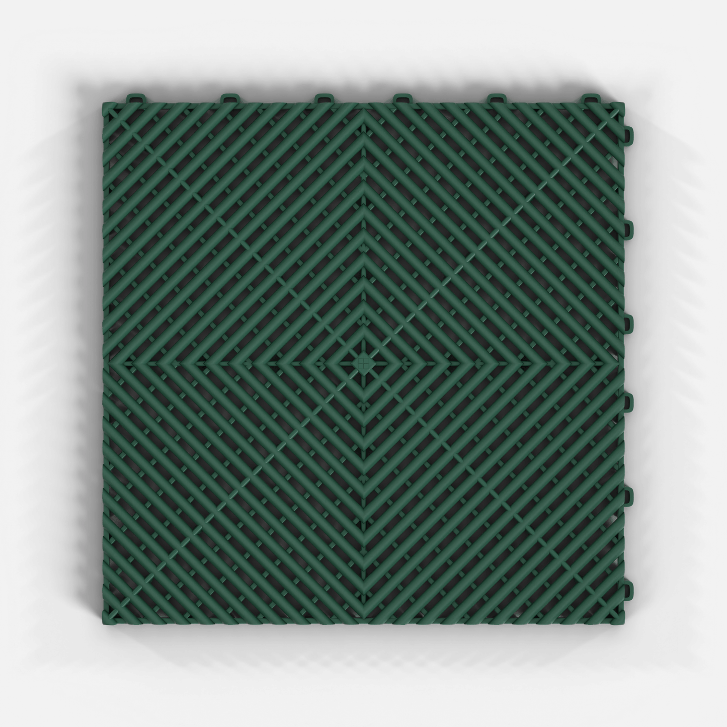 ULTRAGRID Garage Floor Tile, British Green (16-Pack)