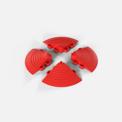 ULTRAEDGE Ramps, Rosso Red (4PK)