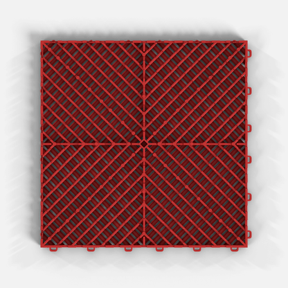 ULTRAGRID Garage Floor Tile, Crimson Red (16-Pack)