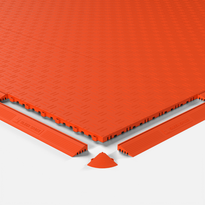 ULTRATUFF Garage Floor Tile, Lava Orange (16-Pack)