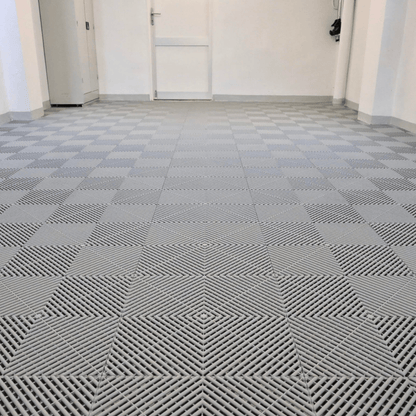 ULTRAGRID Garage Floor Tile 400x400x18mm, Silver Grey