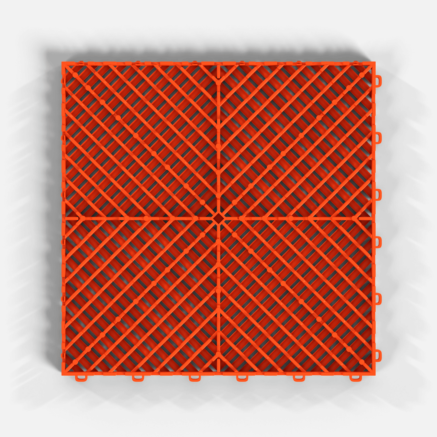 ULTRAGRID Garage Floor Tile, Lava Orange (16-Pack)