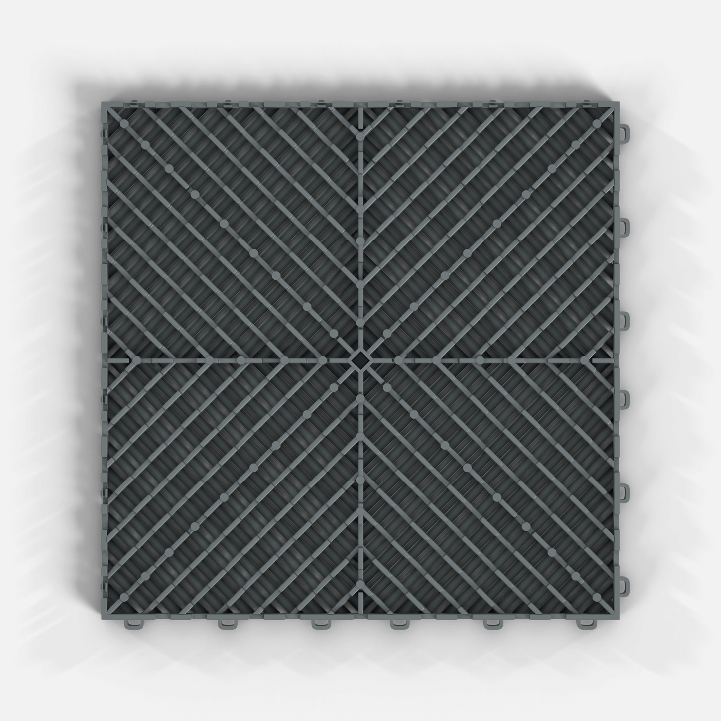 ULTRAGRID Garage Floor Tile, Space Grey (16-Pack)