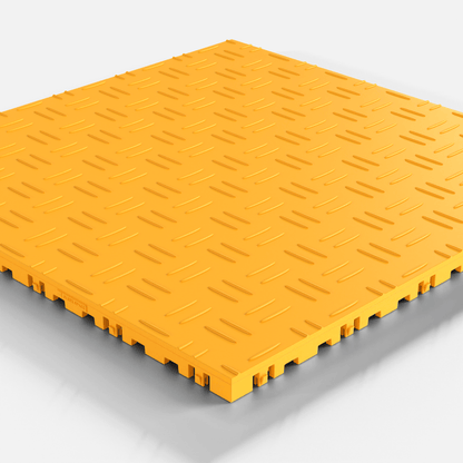 ULTRATUFF Garage Floor Tile, Speed Yellow (16-Pack)