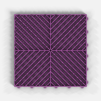 ULTRAGRID Garage Floor Tile, Phantom Purple (16-PK)