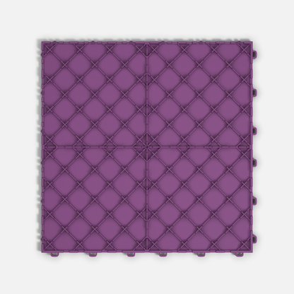 ULTRATUFF Garage Floor Tile, Phantom Purple (16-Pack)