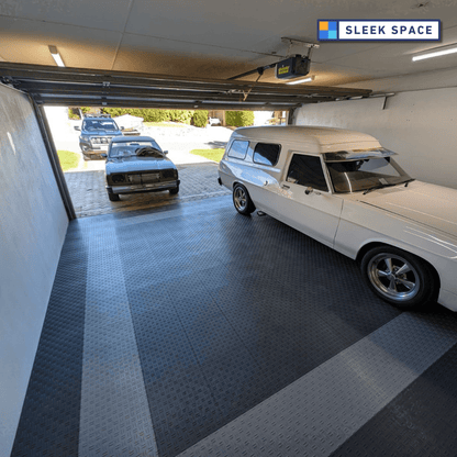 ULTRATUFF Garage Floor Tile 400x400x18mm, Space Grey