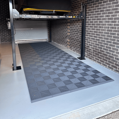 ULTRAGRID Garage Floor Tile 400x400x18mm, Space Grey