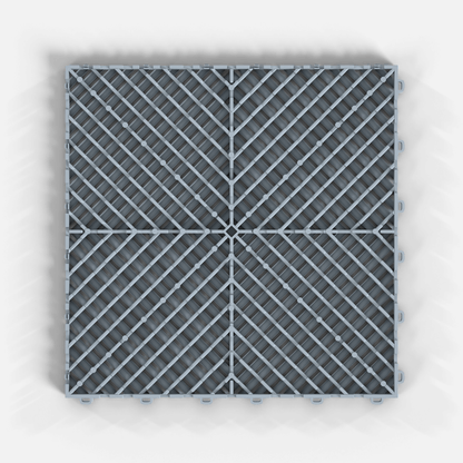 ULTRAGRID Garage Floor Tile, Silver Grey (16-Pack)