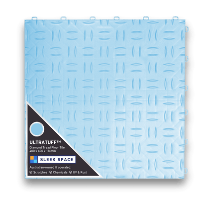 ULTRATUFF Garage Floor Tile 400x400x18mm, Gulf Blue