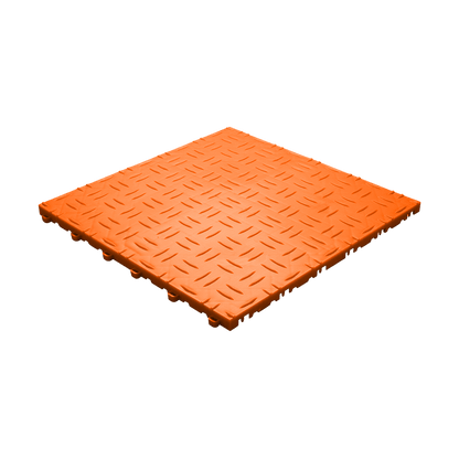 ULTRATUFF Garage Floor Tile 400x400x18mm, Lava Orange