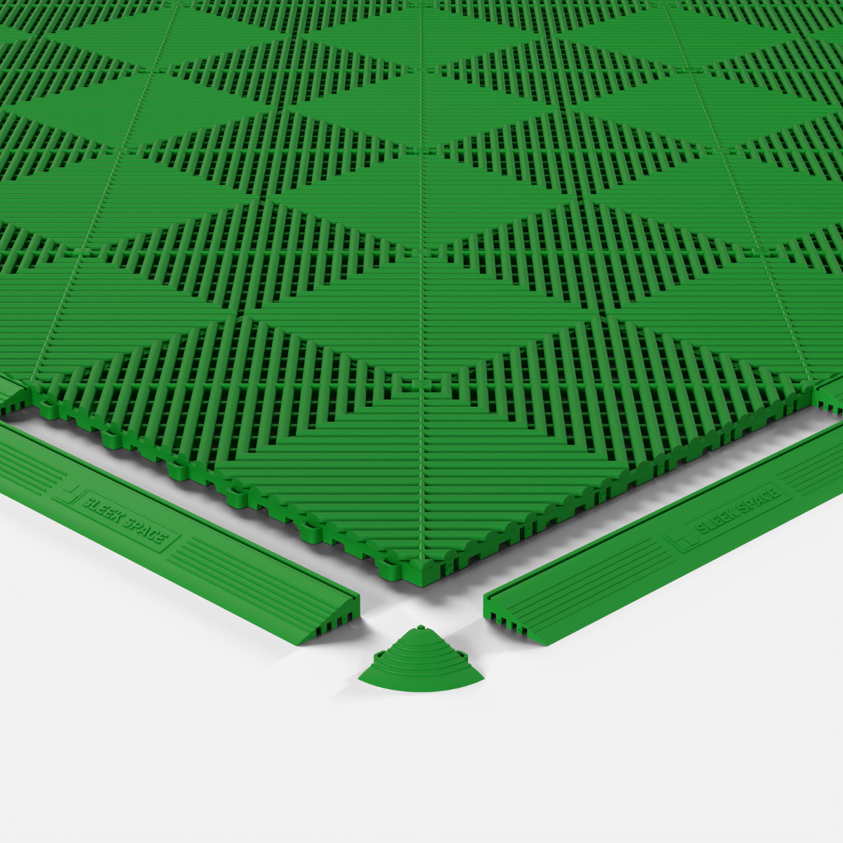 ULTRAGRID Garage Floor Tile, Viper Green (16-Pack)