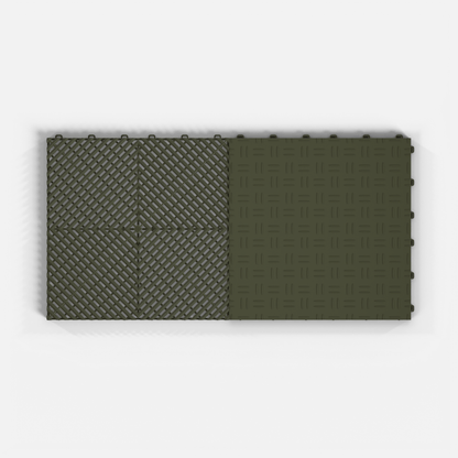 ULTRAGRID Garage Floor Tile, Tactical Olive (16-Pack)