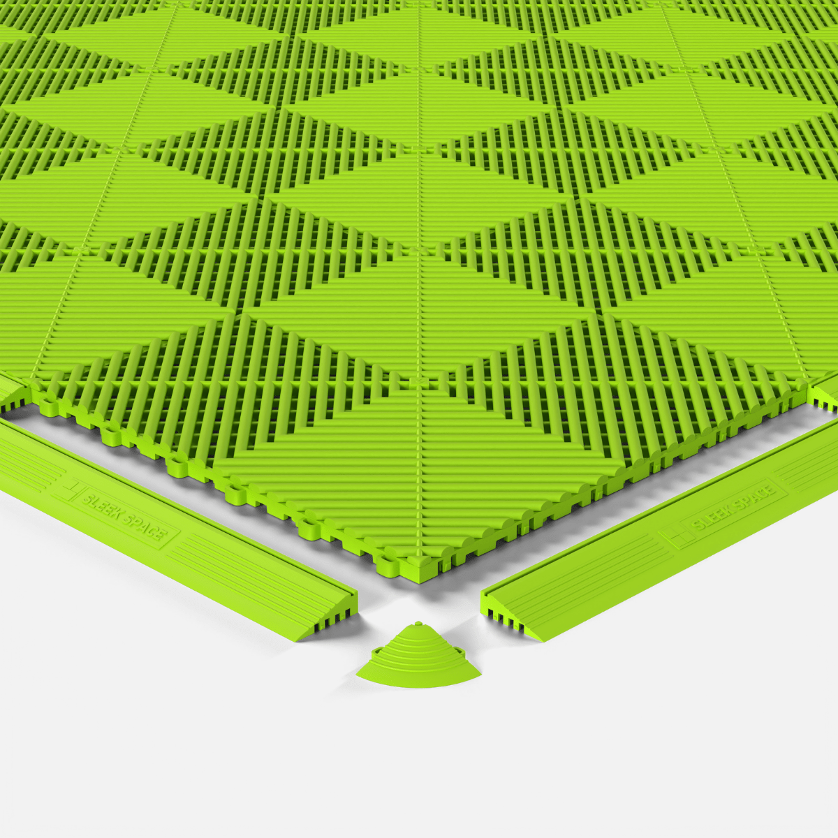 ULTRAGRID Garage Floor Tile, Electric Green (16-Pack)