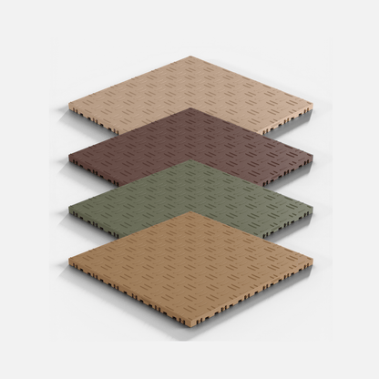 ULTRATUFF Garage Tile Sample Pack, Earthy Naturals