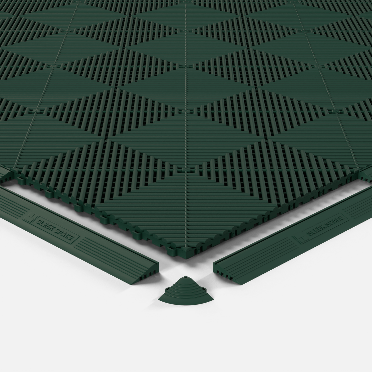 ULTRAGRID Garage Floor Tile, British Green (16-Pack)