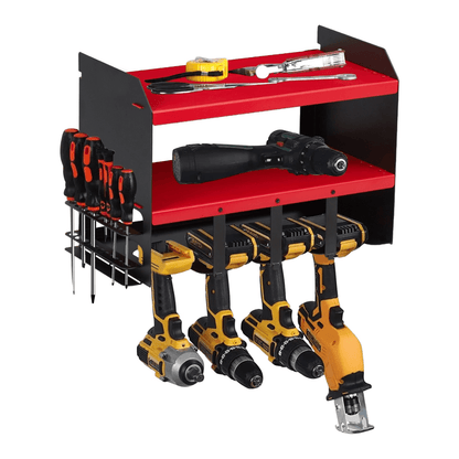 ULTRARACK Power Tool Storage Organiser, Red