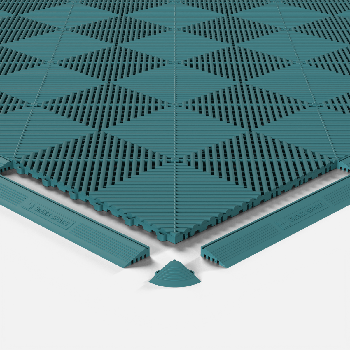 ULTRAGRID Garage Floor Tile, Turbo Teal (16-Pack)