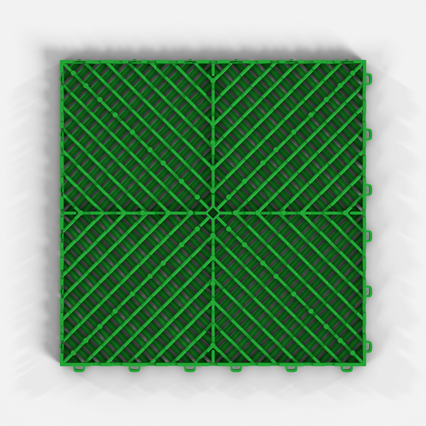 ULTRAGRID Garage Floor Tile, Viper Green (16-Pack)