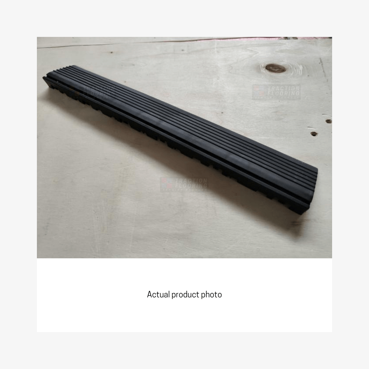 ULTRAEDGE Ramp Male 400x60x18mm, Jet Black (4PK)