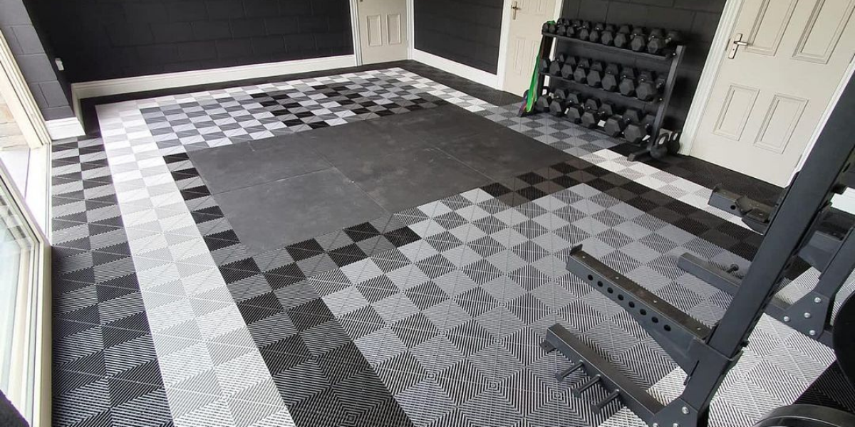 Basic Fitness Floor Tiles - Black