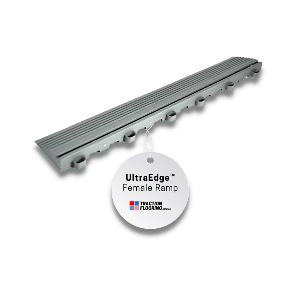 ULTRAEDGE Ramp Female 400x60x18mm, Silver Grey (4PK)