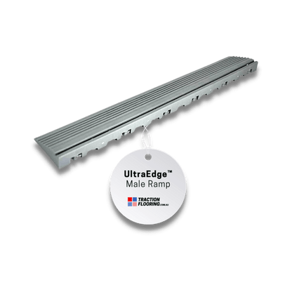 ULTRAEDGE Ramp Male 400x60x18mm, Silver Grey (4PK)