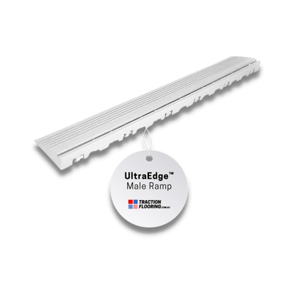 ULTRAEDGE Ramp Male 400x60x18mm, Alpine White (4PK)