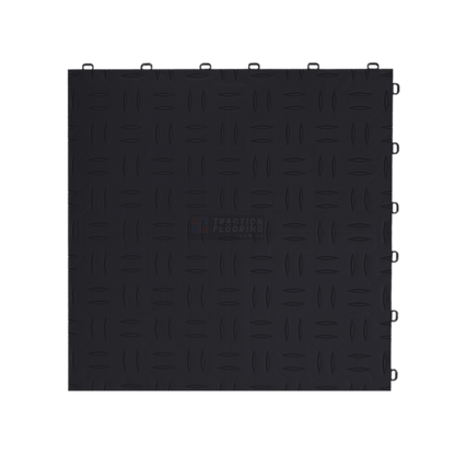 ULTRATUFF Garage Floor Tile, Jet Black (16-Pack)