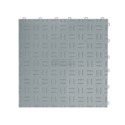 ULTRATUFF Garage Floor Tile, Silver Grey (16-Pack)