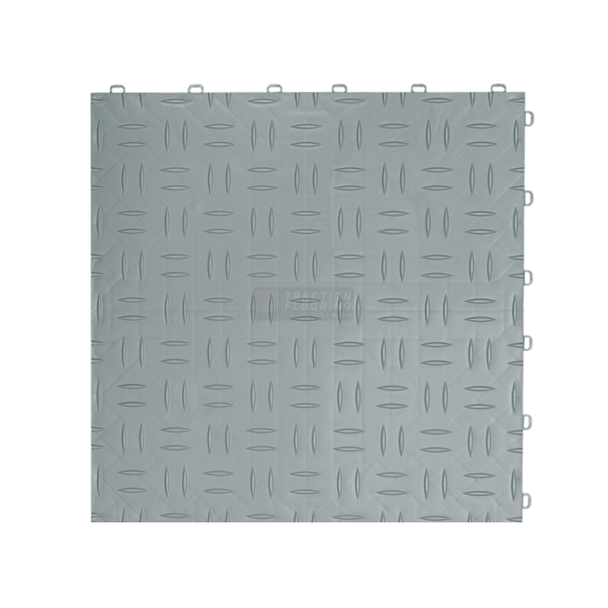 ULTRATUFF Garage Floor Tile 400x400x18mm, Silver Grey