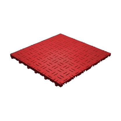 ULTRATUFF Garage Floor Tile, Rosso Red (16-Pack)