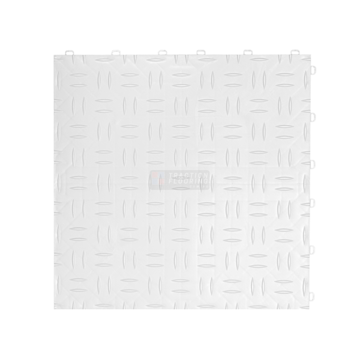 ULTRATUFF Garage Floor Tile 400x400x18mm, Alpine White