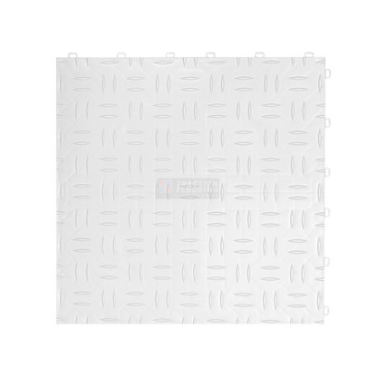 ULTRATUFF Garage Floor Tile 400x400x18mm, Alpine White