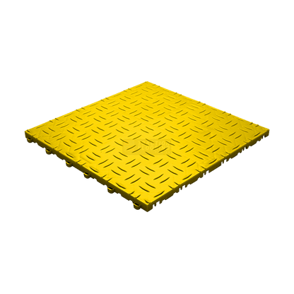 ULTRATUFF Garage Floor Tile 400x400x18mm, Speed Yellow